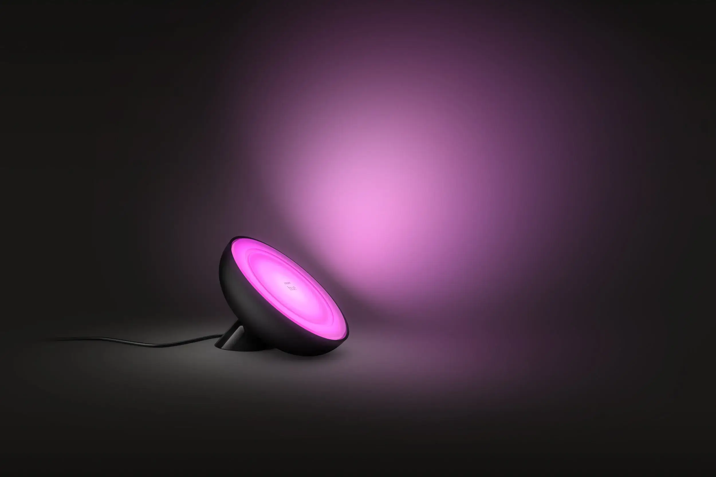 Розумна настільна лампа Philips Hue Bloom 2000K-6500K Color Bluetooth - Black (929002376001)
