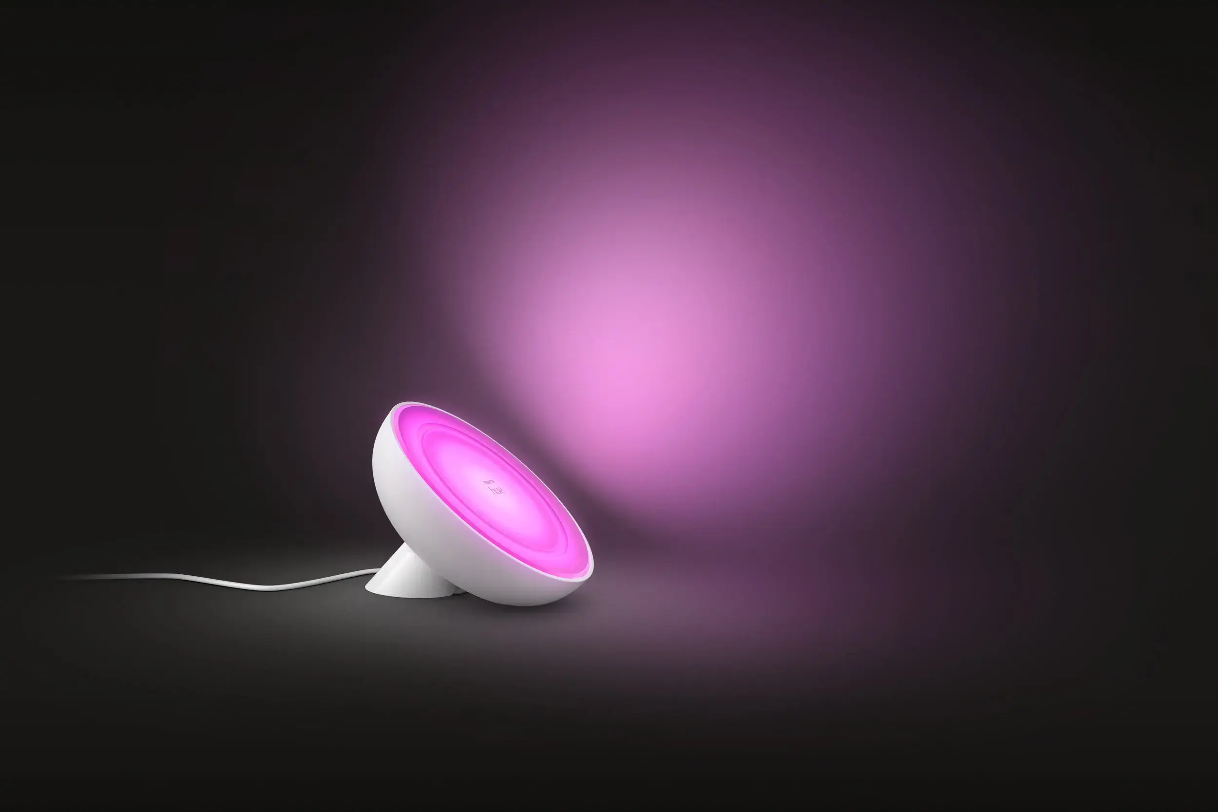 Розумна настільна лампа Philips Hue Bloom 2000K-6500K Color Bluetooth - White (929002375901)