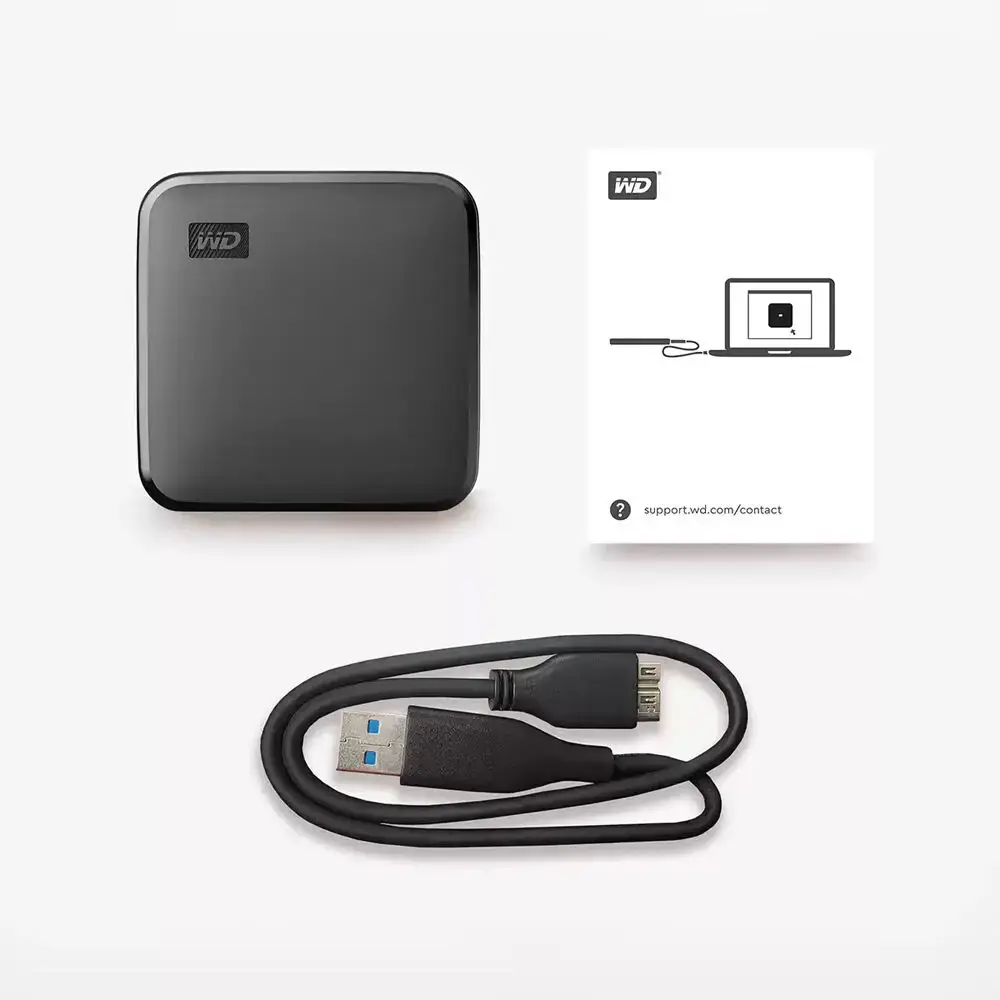 SSD накопитель WD Elements SE Black 1 TB (WDBAYN0010BBK-WESN)