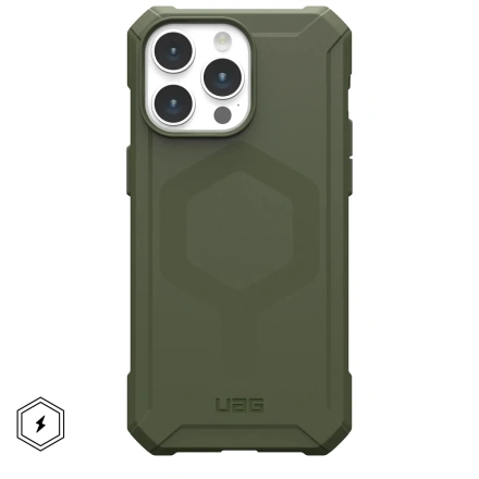 Чехол UAG Essential Armor Case with MagSafe for iPhone 15 Pro - Olive Drab (114276117272)