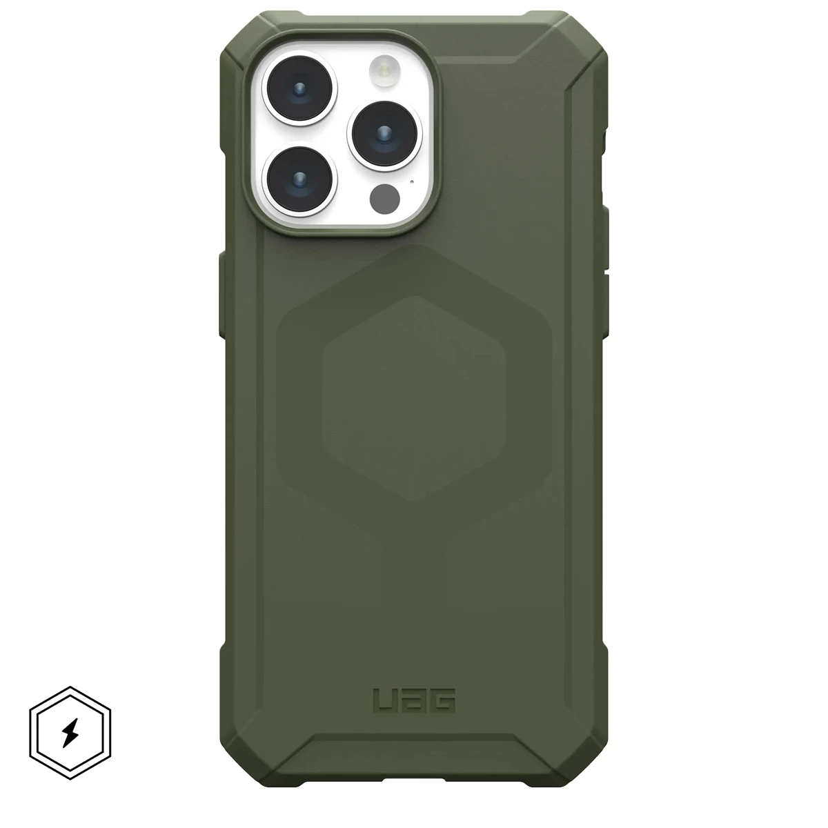 Чохол UAG Essential Armor Case with MagSafe for iPhone 15 Pro Max - Olive Drab (114296117272)