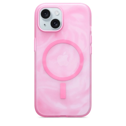 Чохол OtterBox Figura Series Case with MagSafe for iPhone 15 - Pink (HQZV2, 77-94418)