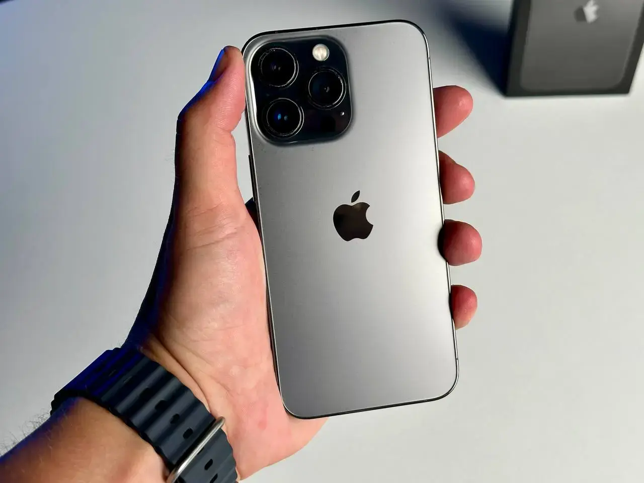 USED Apple iPhone 13 Pro 256GB Graphite (MLTW3, MLVE3)🔋84%(Стан - 8.9/10, Комплект - iPhone, коробка | гарантія - 1 міс.)
