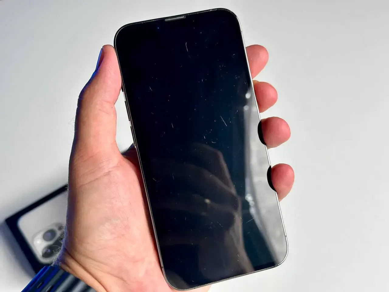 USED Apple iPhone 13 Pro 256GB Graphite (MLTW3, MLVE3)🔋84%(Стан - 8.9/10, Комплект - iPhone, коробка | гарантія - 1 міс.)