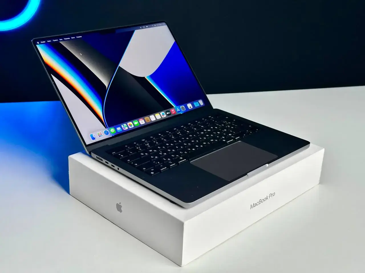 USED MacBook Pro 14" Space Gray 2023 (MPHE3) (M2Pro|16GB|512SSD)(Стан - 10/10. Комплект - повний | гарантія - 1 міс.) - Cycle 72