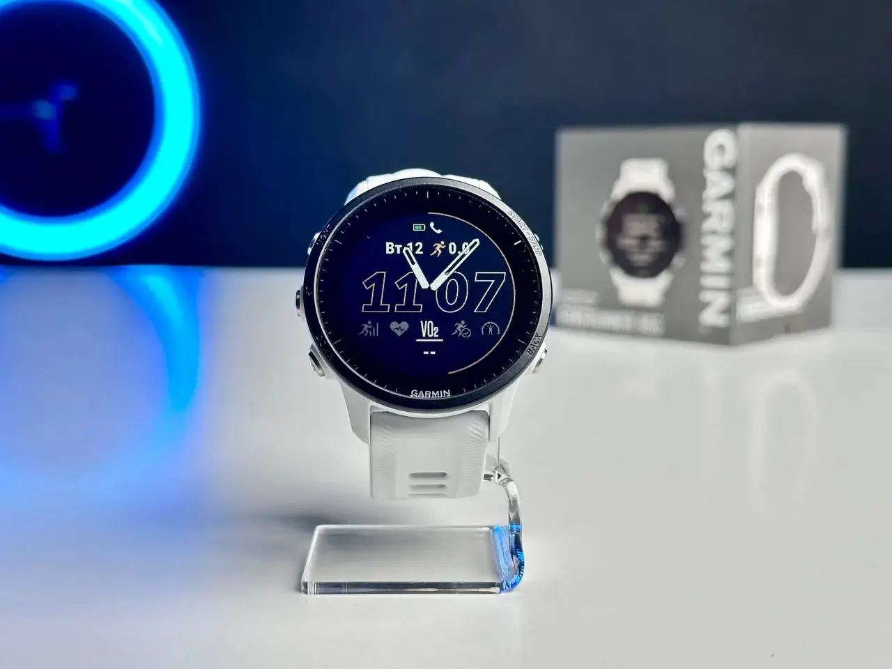 USED Смарт-годинник Garmin Forerunner 955 Whitestone (010-02638-11/31)