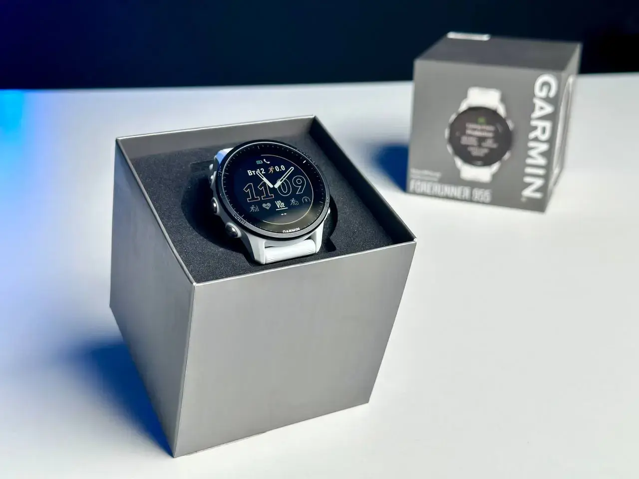 USED Смарт-годинник Garmin Forerunner 955 Whitestone (010-02638-11/31)