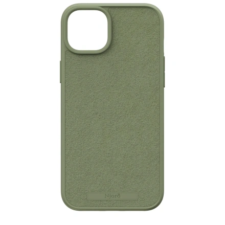 Чохол Njord Suede MagSafe Case for iPhone 15 Plus - Olive (NA52SU06)