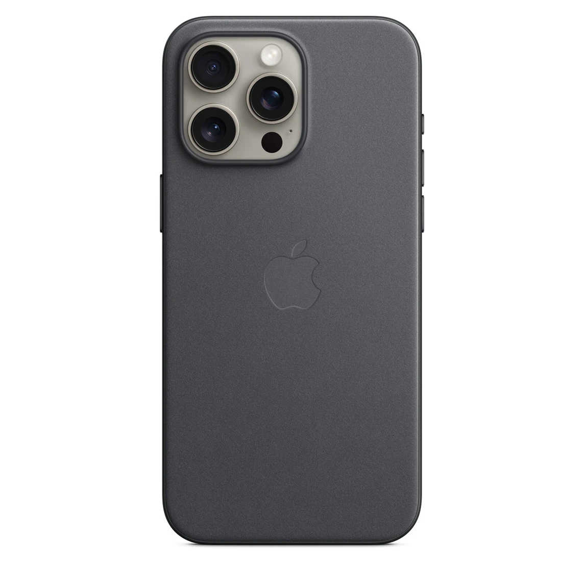 Чехол iPhone 15 Pro Max FineWoven Case with Animation & MagSafe (1:1 original) - Black