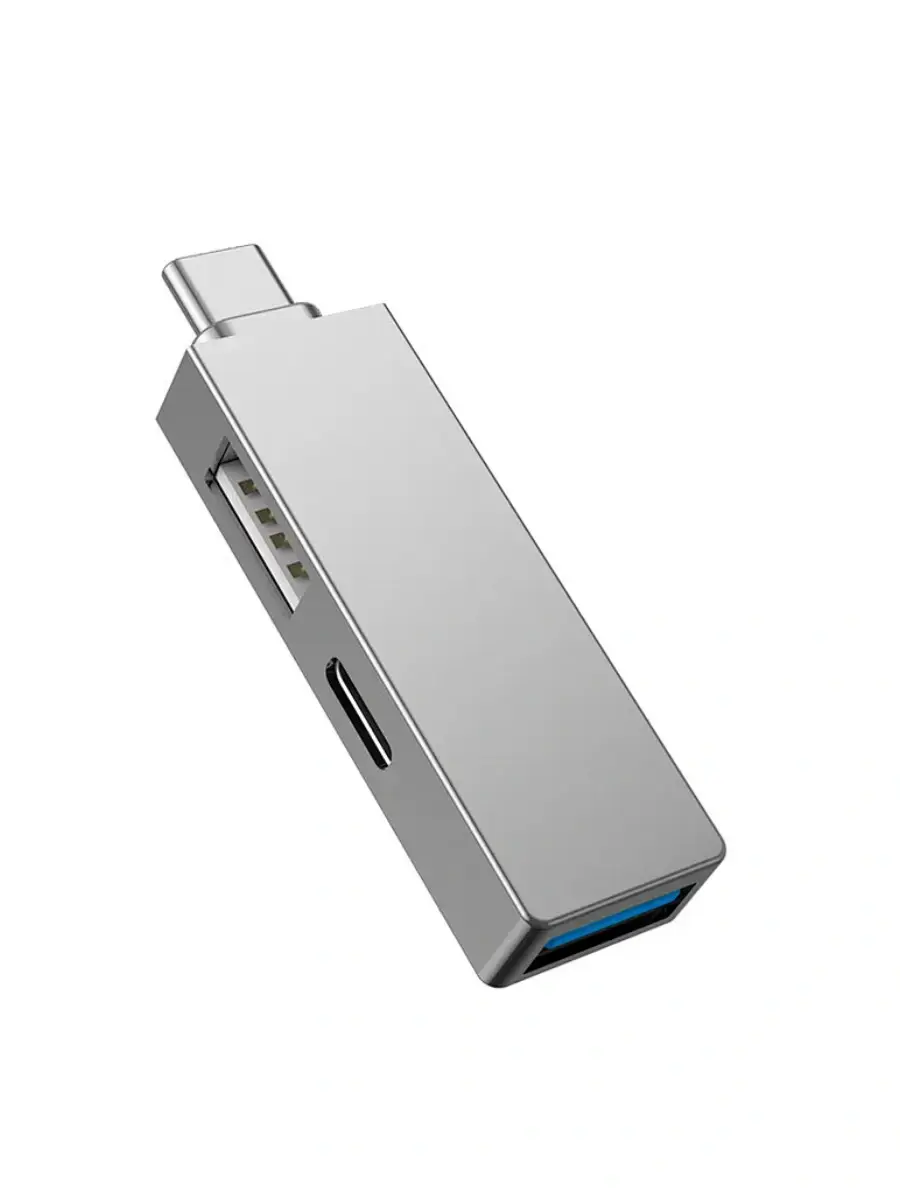 WiWU USB-C Hub Silver T02 Pro