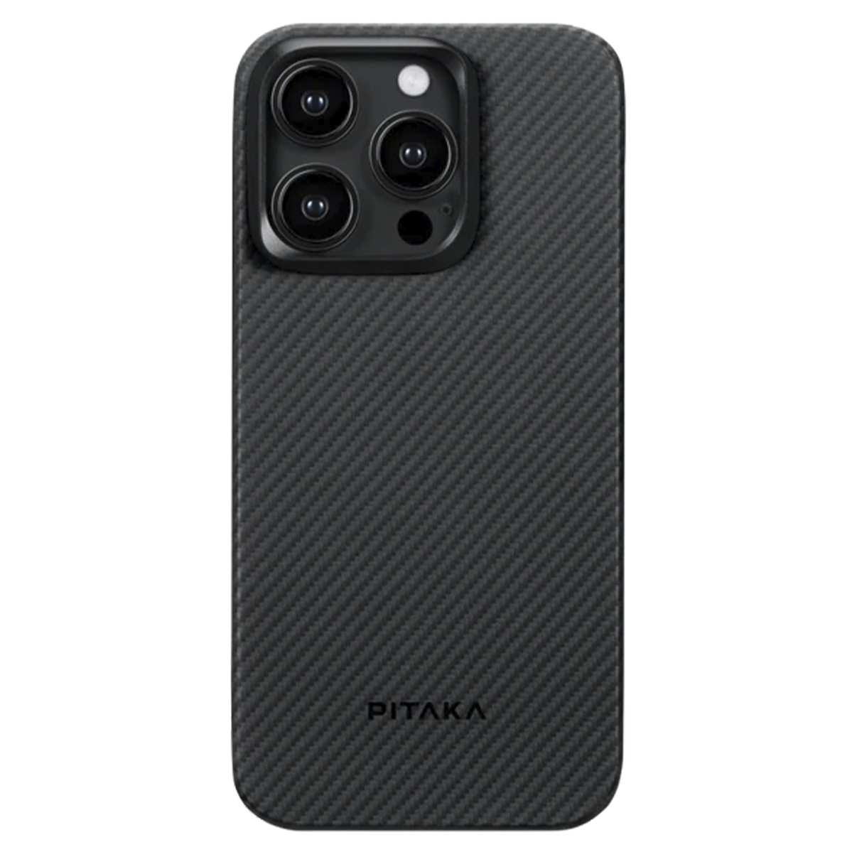 Чохол Pitaka MagEZ Case 4 Twill 600D for iPhone 15 Pro Max - Black/Grey (KI1501PMA)