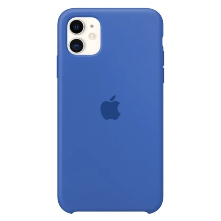 Чехол Apple iPhone 11 Silicone Case Lux Copy - Capri Blue (MWYV2)
