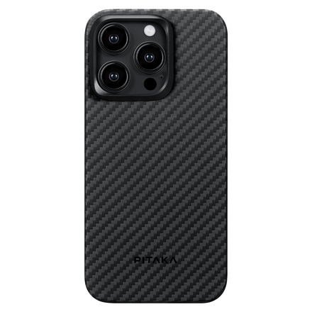 Чохол Pitaka MagEZ Case 4 Twill 1500D for iPhone 15 Pro - Black/Grey (KI1501P)