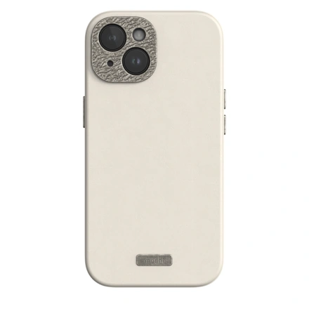 Чехол Moshi Napa Slim Hardshell Case for iPhone 15 - Eggnog White (99MO231109)