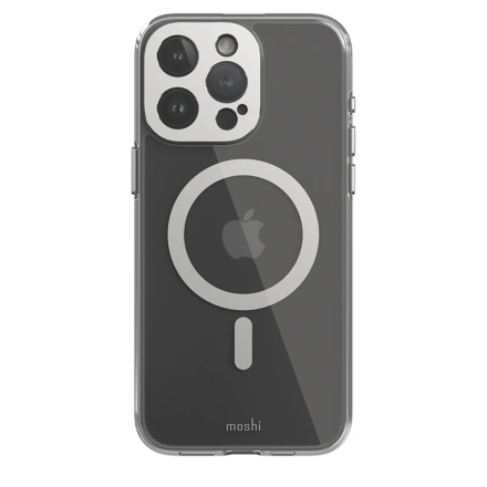 Чехол Moshi iGlaze Slim Hardshell Case for iPhone 15 Pro Max - Luna Silver (99MO231004)