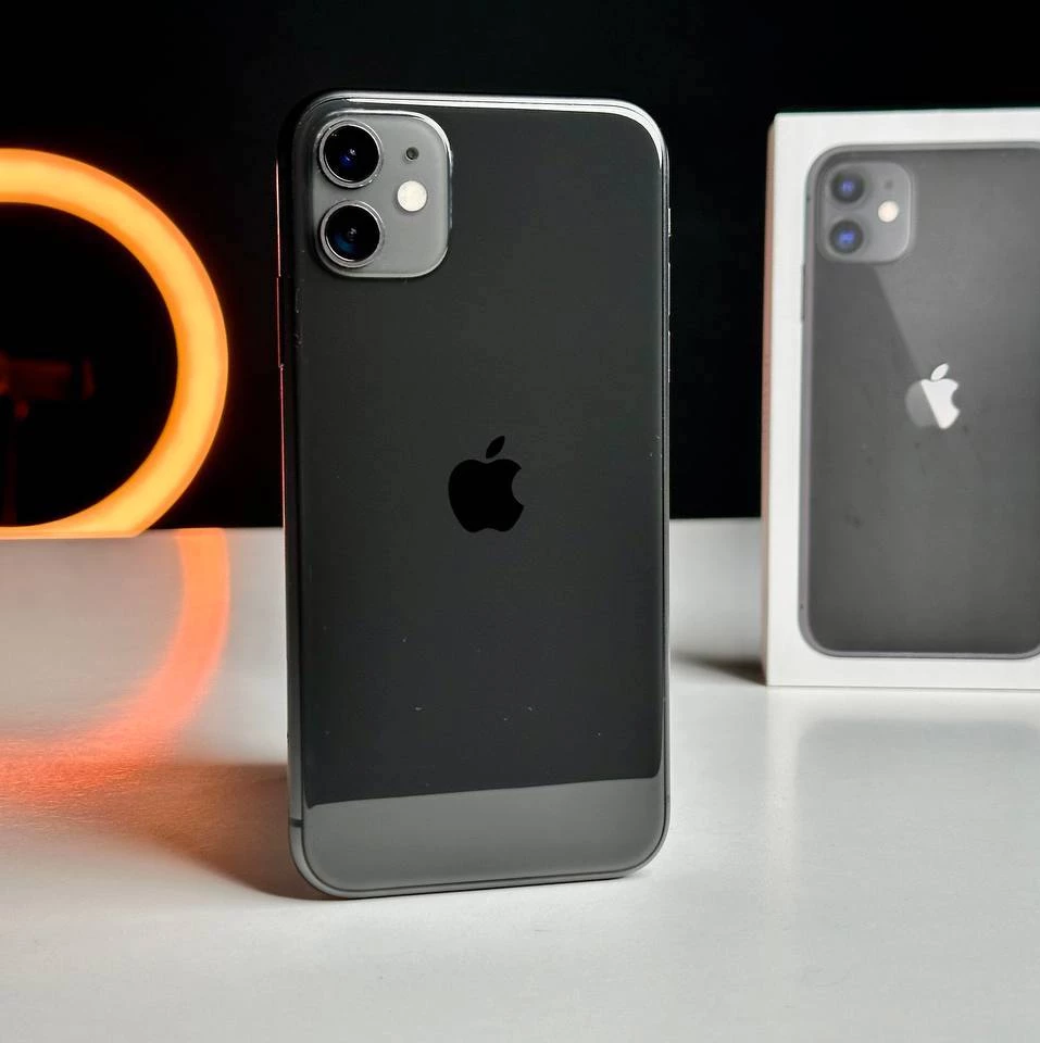 USED Apple iPhone 11 128GB Black (MHCX3, MHDH3)🔋87%(Состояние - 9.5/10, Комплект - Полный | гарантия - 1 мес.)