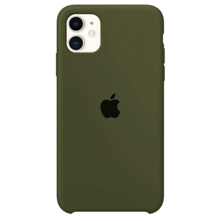Чехол Apple iPhone 11 Silicone Case Lux Copy - Virid (MWYV2)