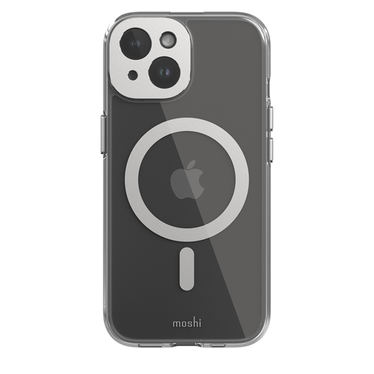 Чохол Moshi iGlaze Slim Hardshell Case for iPhone 15 - Luna Silver (99MO231001)