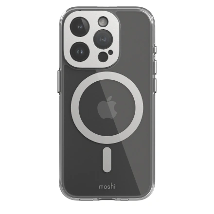 Чехол Moshi iGlaze Slim Hardshell Case for iPhone 15 Pro - Luna Silver (99MO231003)