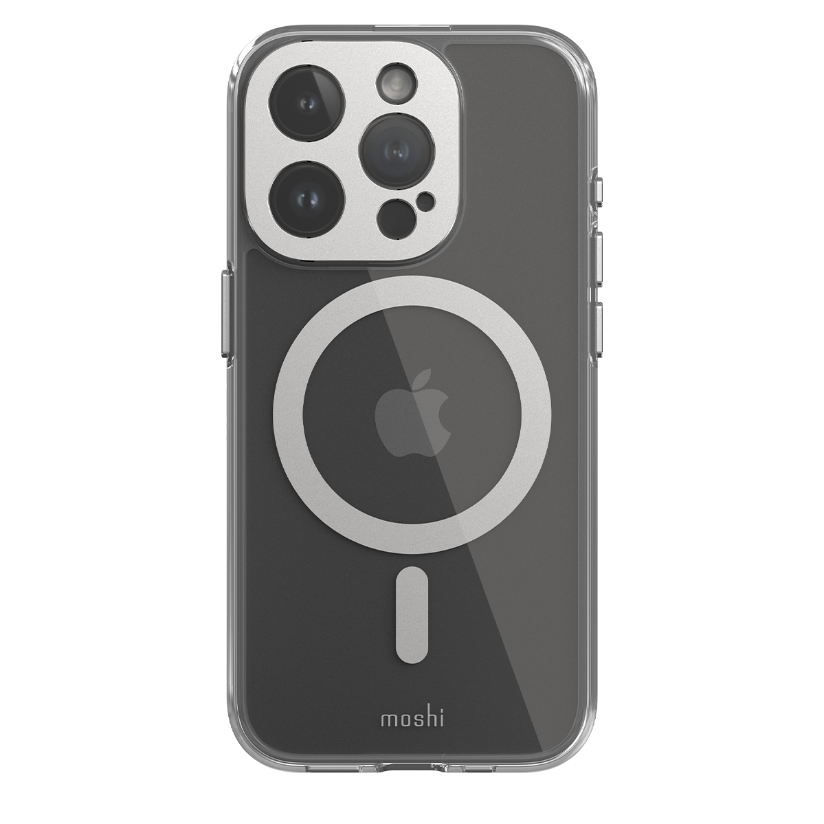Чохол Moshi iGlaze Slim Hardshell Case for iPhone 15 Pro - Luna Silver (99MO231003)