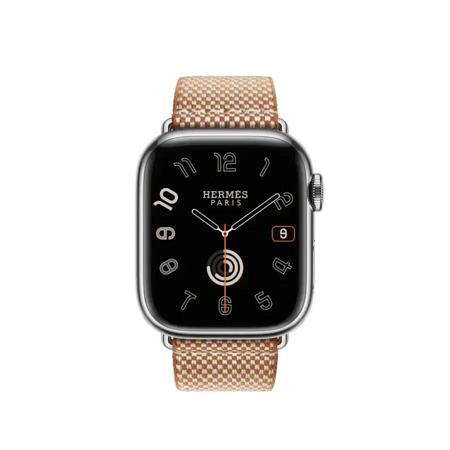 Ремешок Apple Watch Hermès 38/40/41/42mm Gold/Ecru Toile H Single Tour (MTJG3, MXJC3)
