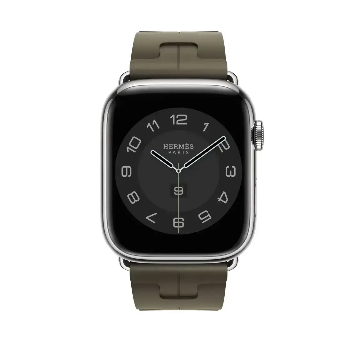 Ремінець Apple Watch Hermès 42/44/45/49mm Kaki Kilim Single Tour (MTJ23)