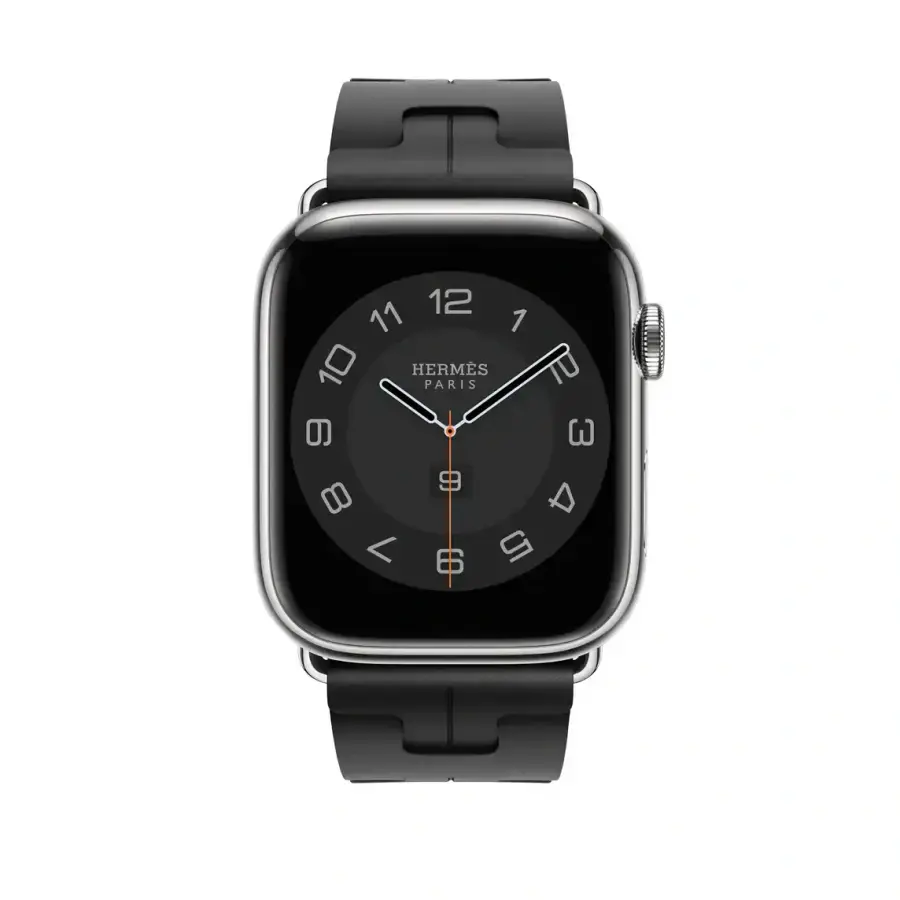 Ремінець Apple Watch Hermès 42/44/45/49mm Noir Kilim Single Tour (MTHX3, MXJN3)