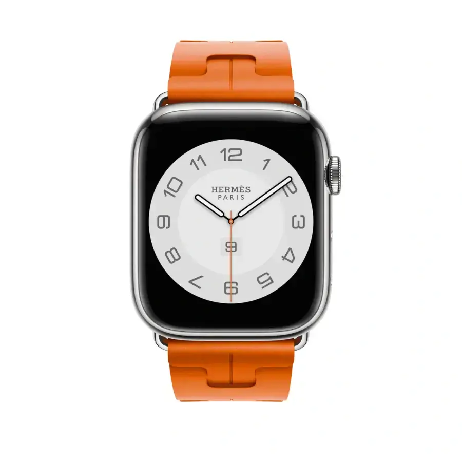 Ремінець Apple Watch Hermès 42/44/45/49mm Orange Kilim Single Tour (MTJ03, MXJM3)