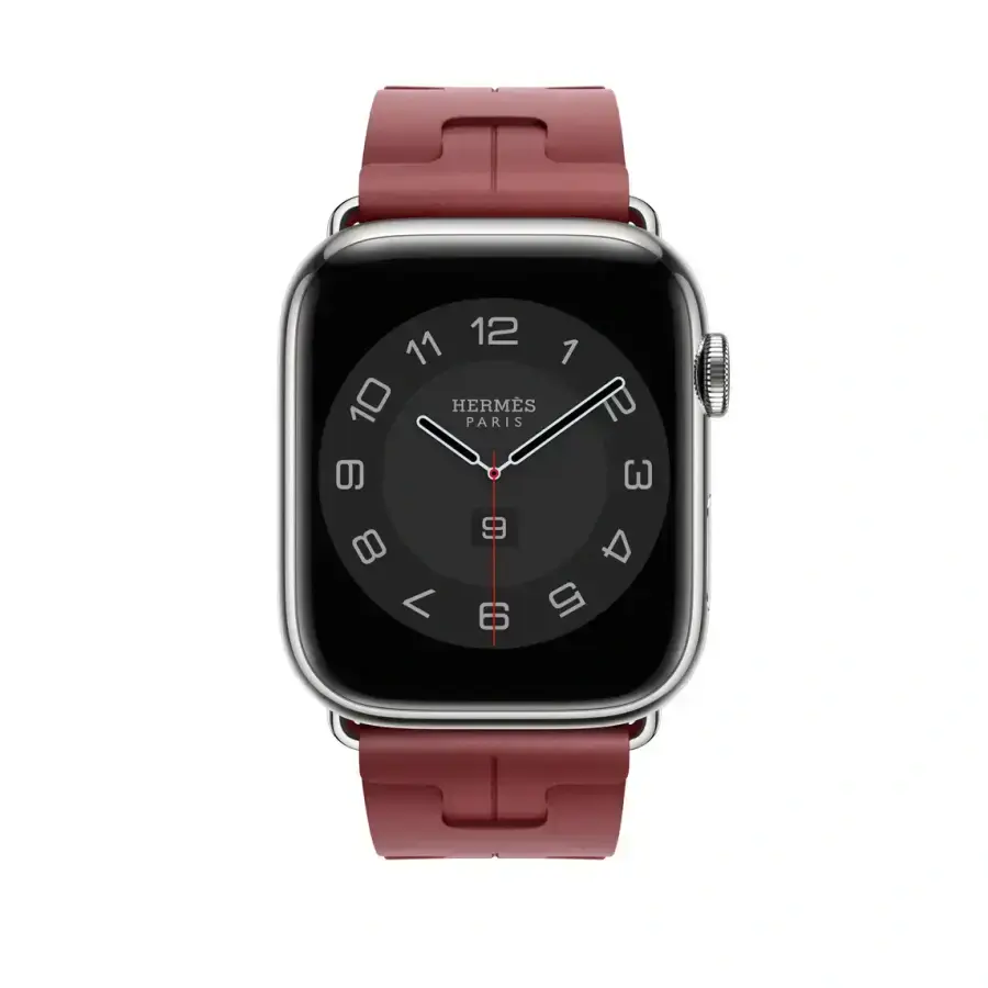 Ремешок Apple Watch Hermès 42/44/45/49mm Rouge H Kilim Single Tour (MTJ13)