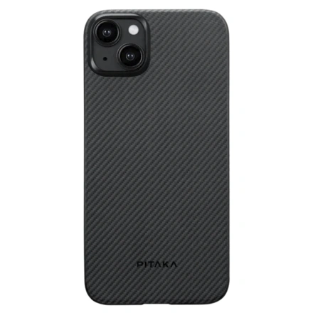 Чехол Pitaka MagEZ Case 4 Twill 600D for iPhone 15 - Black/Grey (KI1501A)