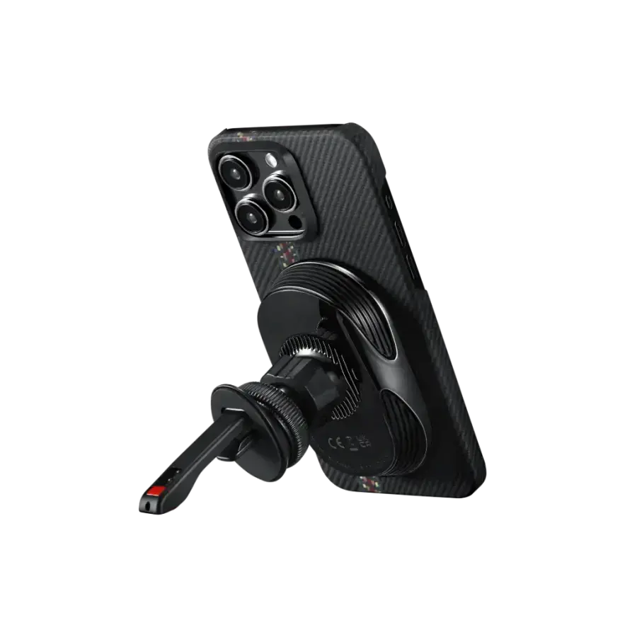 Автомобильное крепление с беспроводной зарядкой Pitaka MagEZ Car Mount Pro 2 (CM2301N)