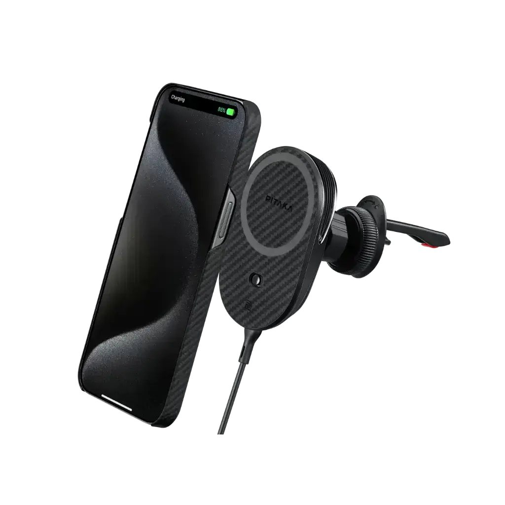Автомобільне кріплення з бездротовою зарядкою Pitaka MagEZ Car Mount Pro 2 (CM2301N)