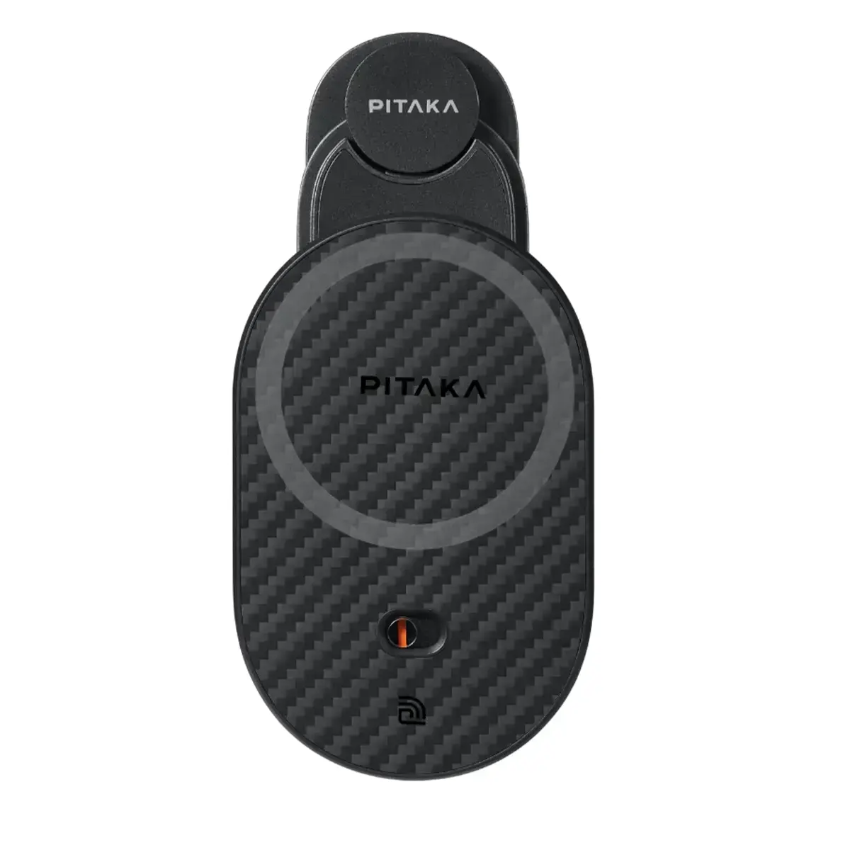 Автомобільне кріплення з бездротовою зарядкою Pitaka MagEZ Car Mount Pro 2 [For Tesla Model 3/Y] (CM2302T)