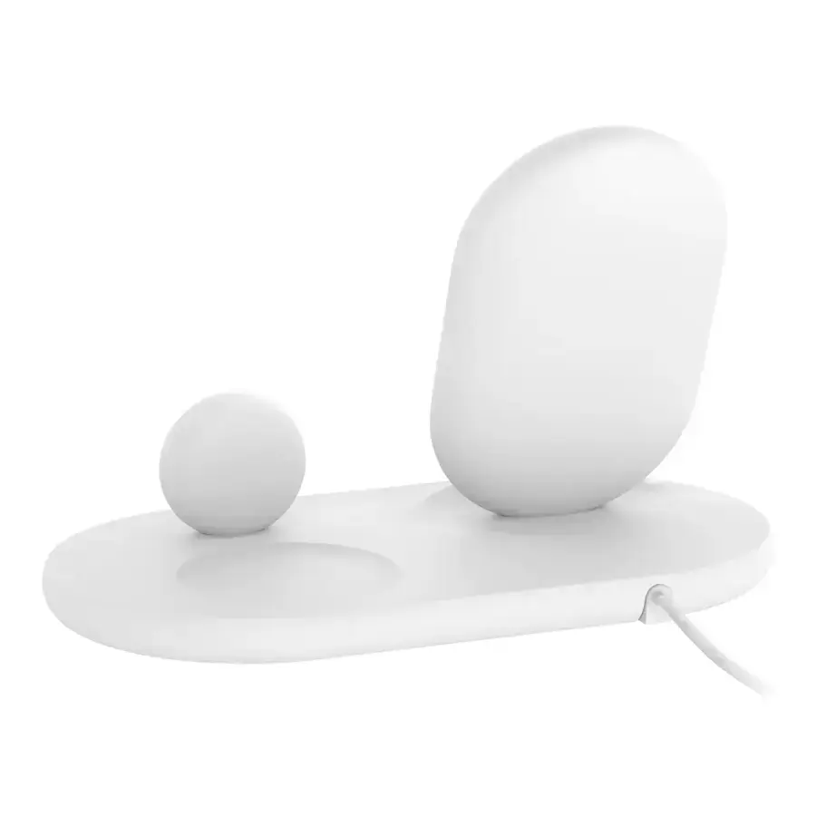 Бездротовий зарядний пристрій Belkin BoostCharge 3-in-1 Wireless Charger for Apple Devices - White (WIZ001vfWH)