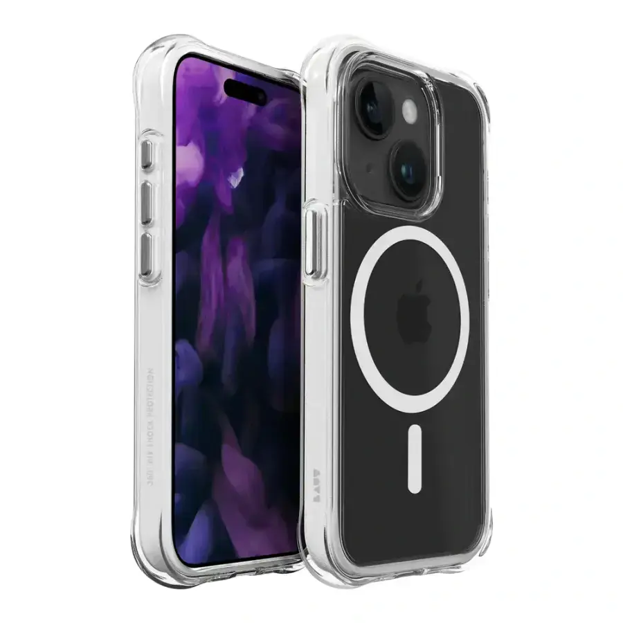 Чохол LAUT AERO PROTECT case with MagSafe for iPhone 15 (L_IP23A_AP_W)
