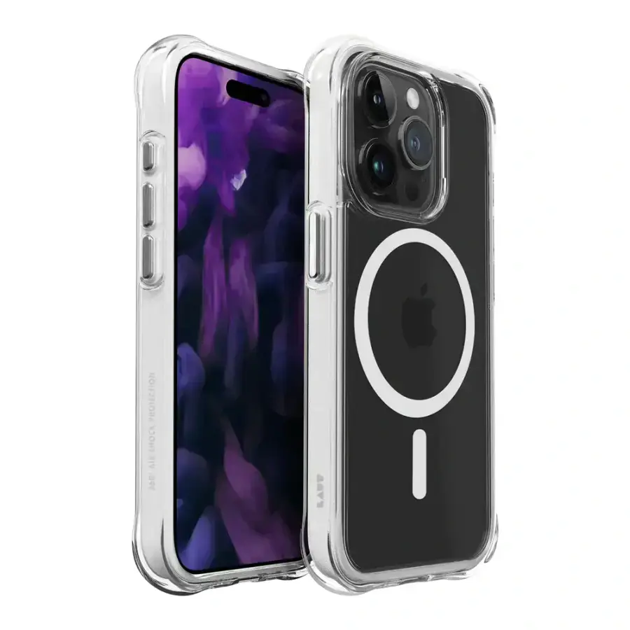 Чехол LAUT AERO PROTECT case with MagSafe for iPhone 15 Pro (L_IP23B_AP_W)
