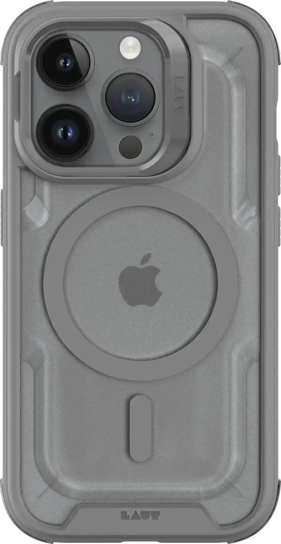 Чохол LAUT Crystal Matter Case with MagSafe for iPhone 15 Pro - Grey (L_IP23B_CM4_GY)