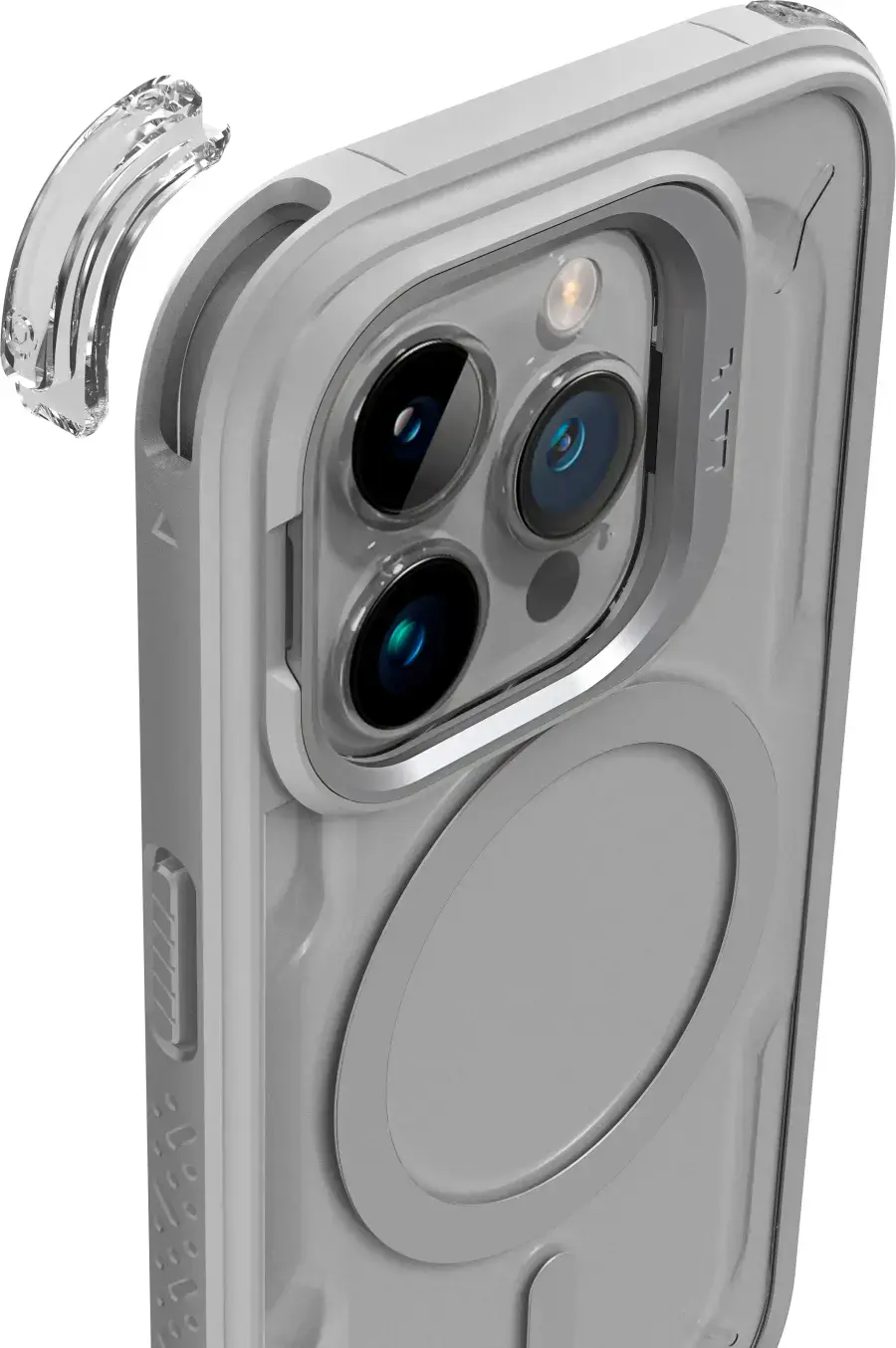 Чохол LAUT Crystal Matter Case with MagSafe for iPhone 15 Pro - Grey (L_IP23B_CM4_GY)