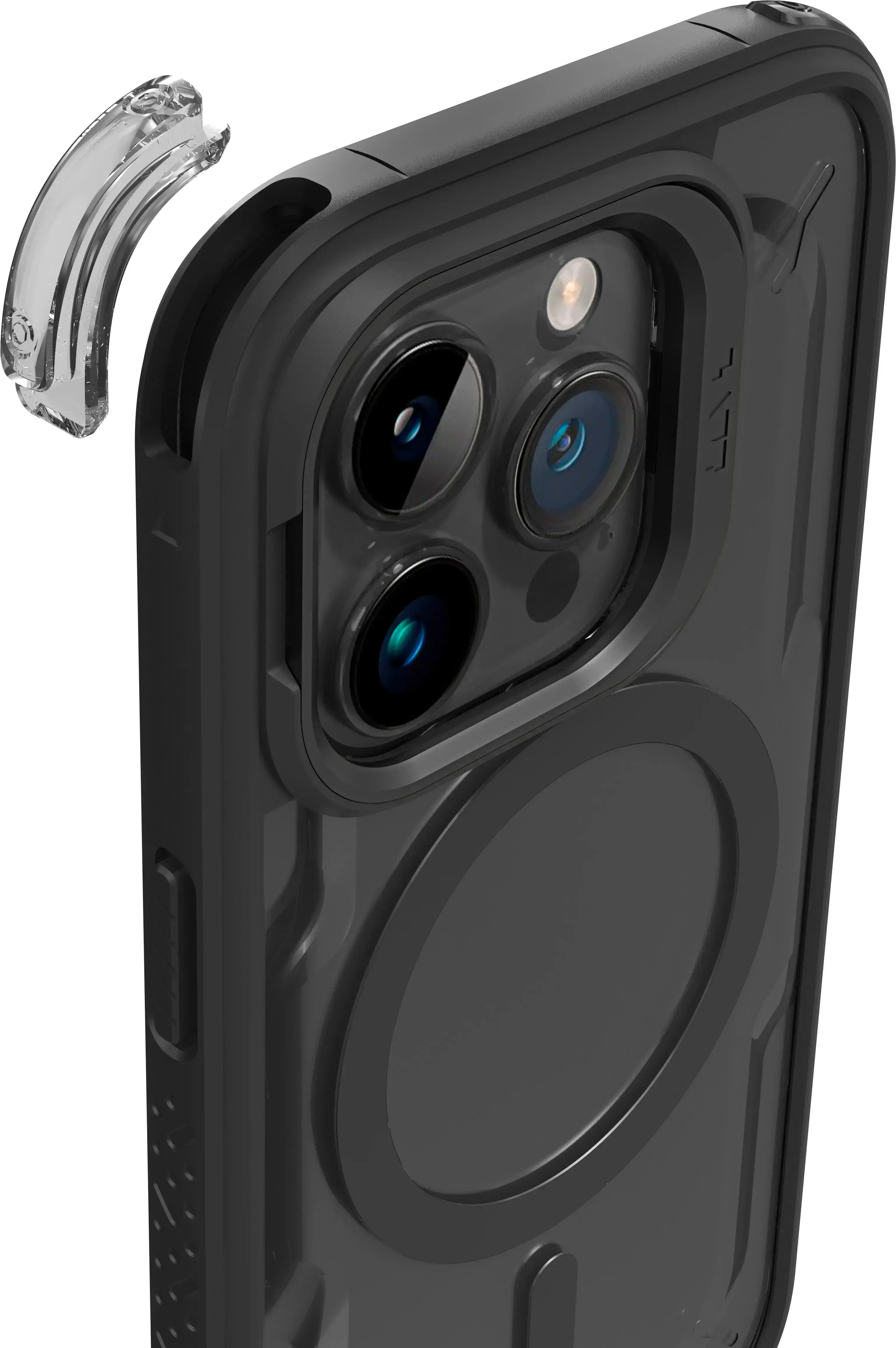 Чехол LAUT Crystal Matter Case with MagSafe for iPhone 15 Pro Max - Black (L_IP23D_CM4_BK)