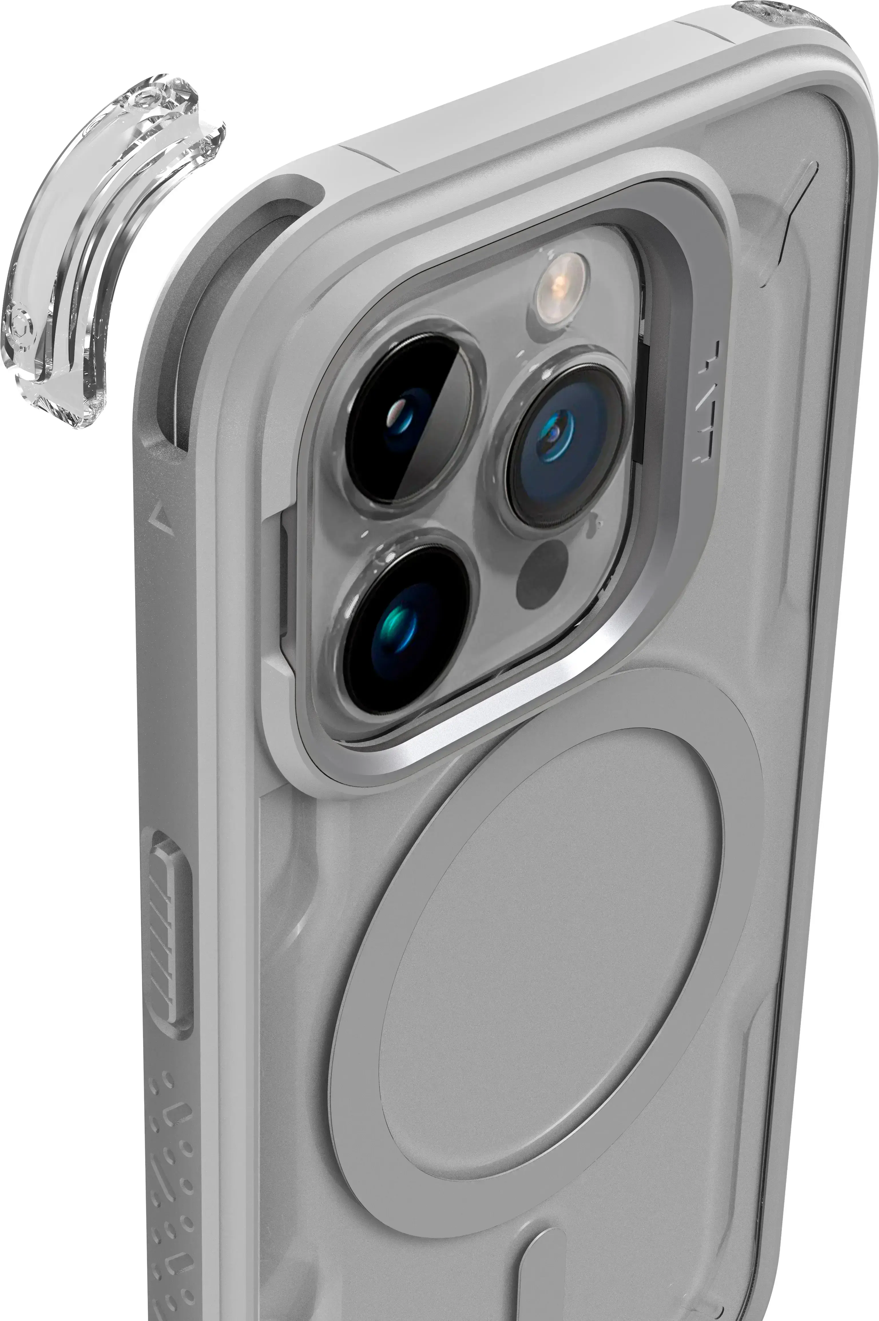 Чехол LAUT Crystal Matter Case with MagSafe for iPhone 15 Pro Max - Grey (L_IP23D_CM4_GY)