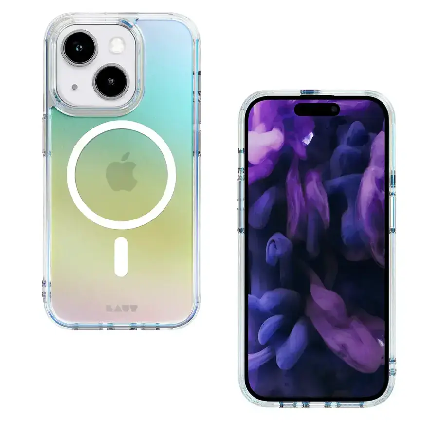 Чехол LAUT Holo Case with MagSafe for iPhone 15 - Pearl (L_IP23A_HO_W)
