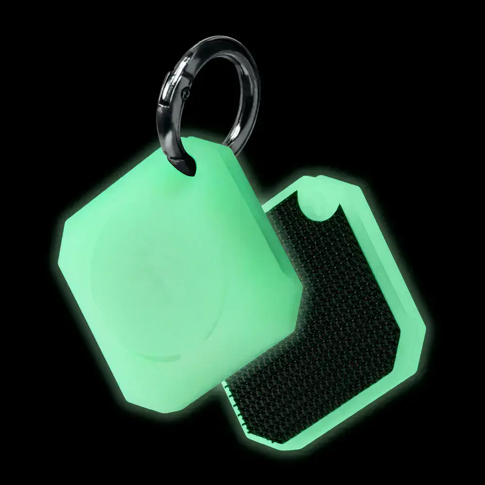 Чехол LAUT HUEX GEM case for AirTag - Glow In The Dark (L_AT_HG_GL)