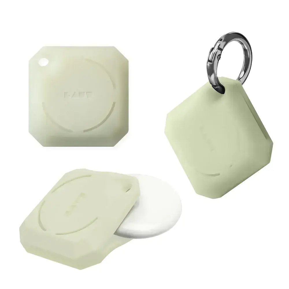 Чехол LAUT HUEX GEM case for AirTag - Glow In The Dark (L_AT_HG_GL)