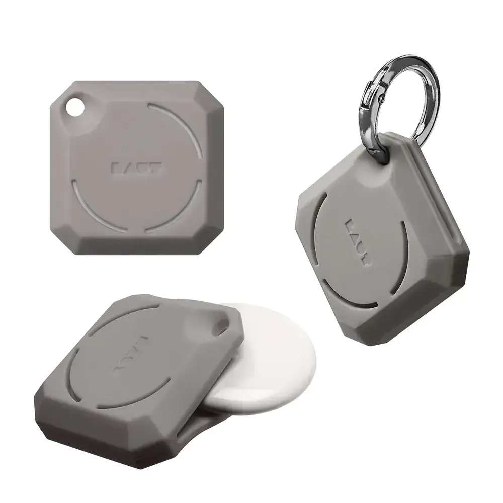 Чехол LAUT HUEX GEM case for AirTag - Grey (L_AT_HG_GY)