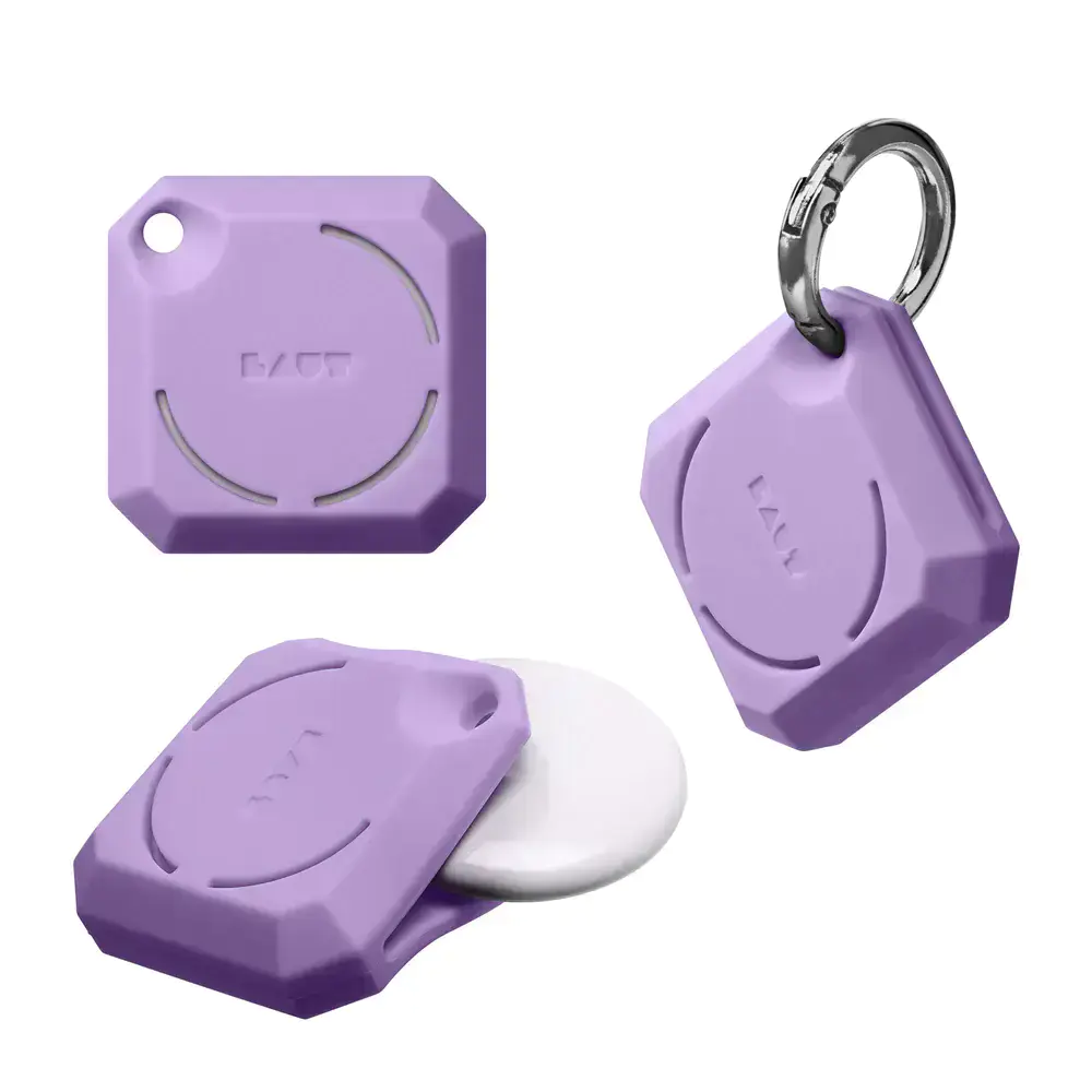 Чехол LAUT HUEX GEM case for AirTag - Violet (L_AT_HG_PU)