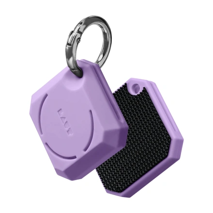 Чехол LAUT HUEX GEM case for AirTag - Violet (L_AT_HG_PU)