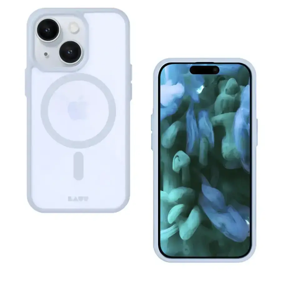 Чехол LAUT HUEX PROTECT case with MagSafe for iPhone 15 - Light Blue (L_IP23A_HPT_LB)