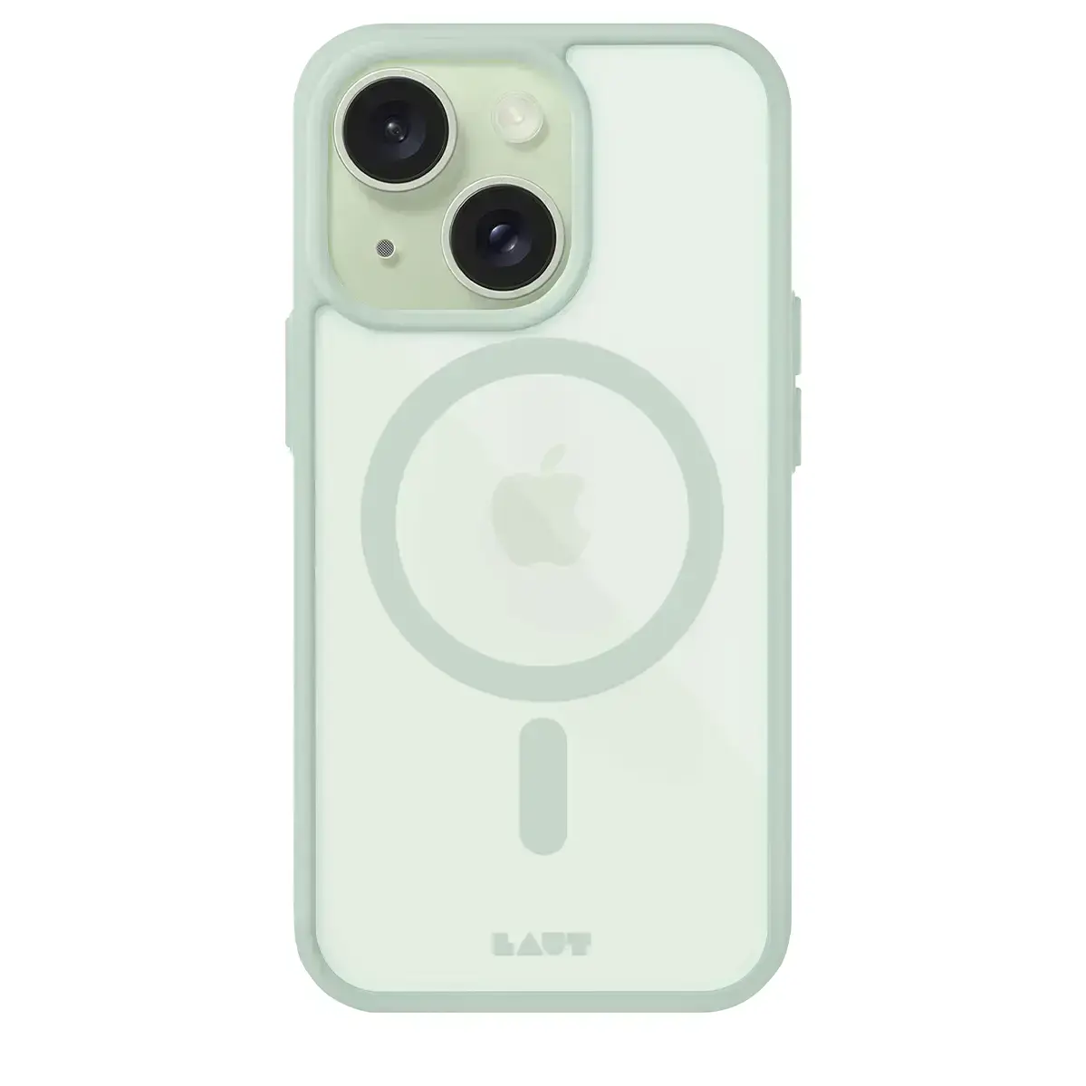 Чехол LAUT HUEX PROTECT case with MagSafe for iPhone 15 - Mint (L_IP23A_HPT_MT)