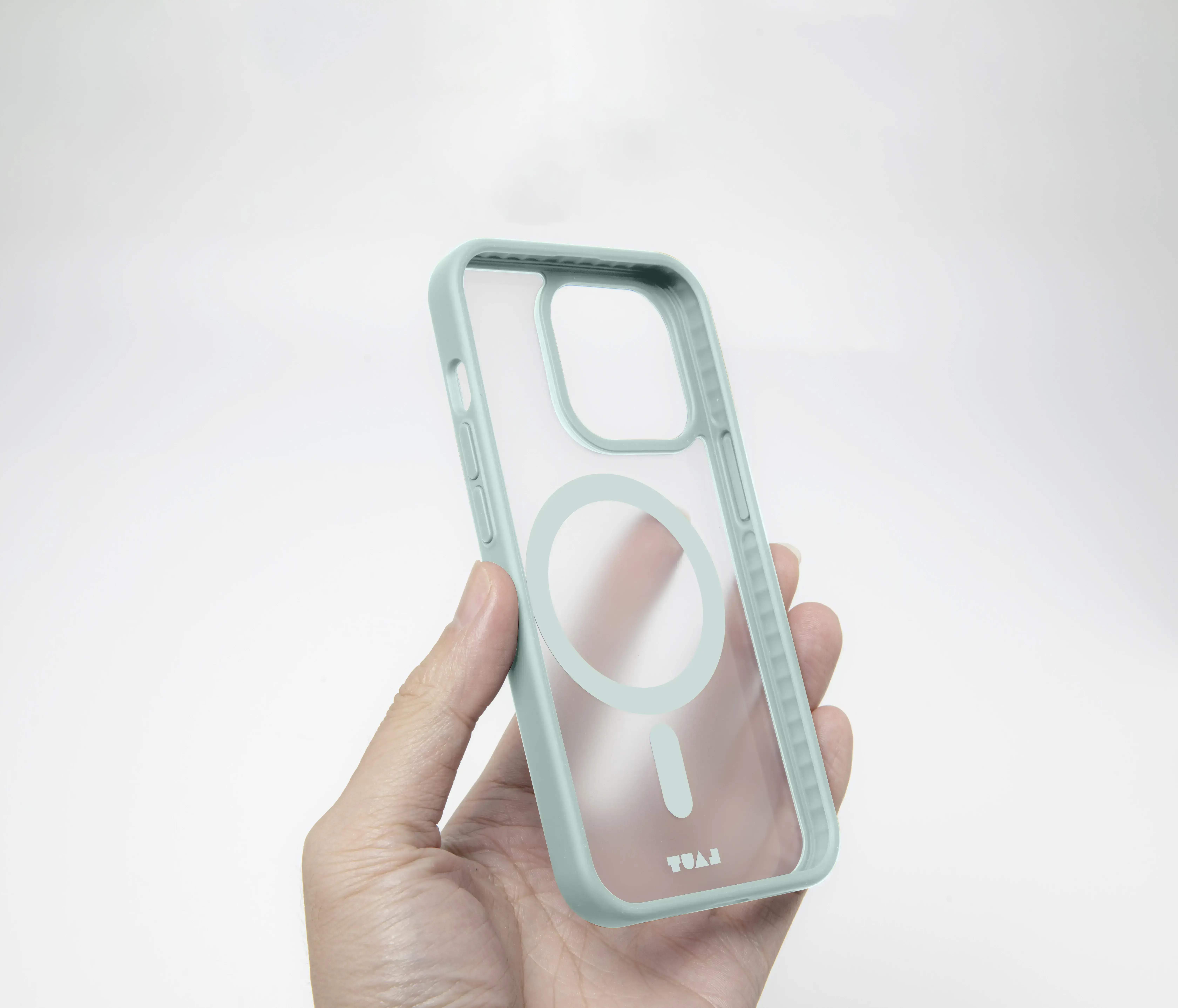 Чехол LAUT HUEX PROTECT case with MagSafe for iPhone 15 - Mint (L_IP23A_HPT_MT)