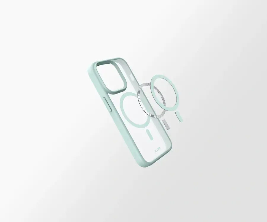 Чохол LAUT HUEX PROTECT case with MagSafe for iPhone 15 - Mint (L_IP23A_HPT_MT)
